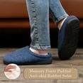 thumbnail image 7 of cosyone1997 Men's Memory Foam Slippers Indoor Outdoor Cozy Fleece Lined Non-slip House Shoes, 7 of 7