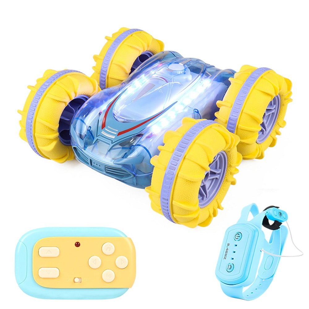 4WD Amphibious Waterproof Stunt Car Gesture Control Remote Boat