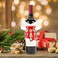 thumbnail image 6 of Tainini Christmas Sweater Wine Bottle Covers, Wine Bottle Clothes Wine Bottle Dress, Wine Bottle Bags For Xmas Party Decorations, 6 of 6