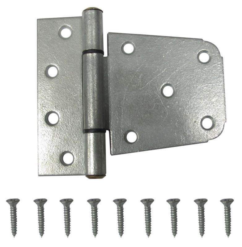 ProSource Heavy Duty Gate Hinge, Steel, Galvanized
