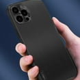 thumbnail image 3 of Compatible with iPhone 14 Pro Max Glossy Case Metal Brushed Back Soft Silicone Edge Lens Protection Slim Protection Shockproof Cover for Women Girls Black, 3 of 5