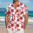 thumbnail image 3 of ZHANGDER Men's Hawaiian Shirt Short Sleeve Button Down Shirt Summer Tropical Beach Vacation Shirts, 3 of 7