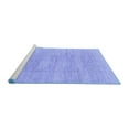 thumbnail image 2 of Ahgly Company Machine Washable Indoor Rectangle Abstract Blue Modern Area Rugs, 7' x 10', 2 of 4