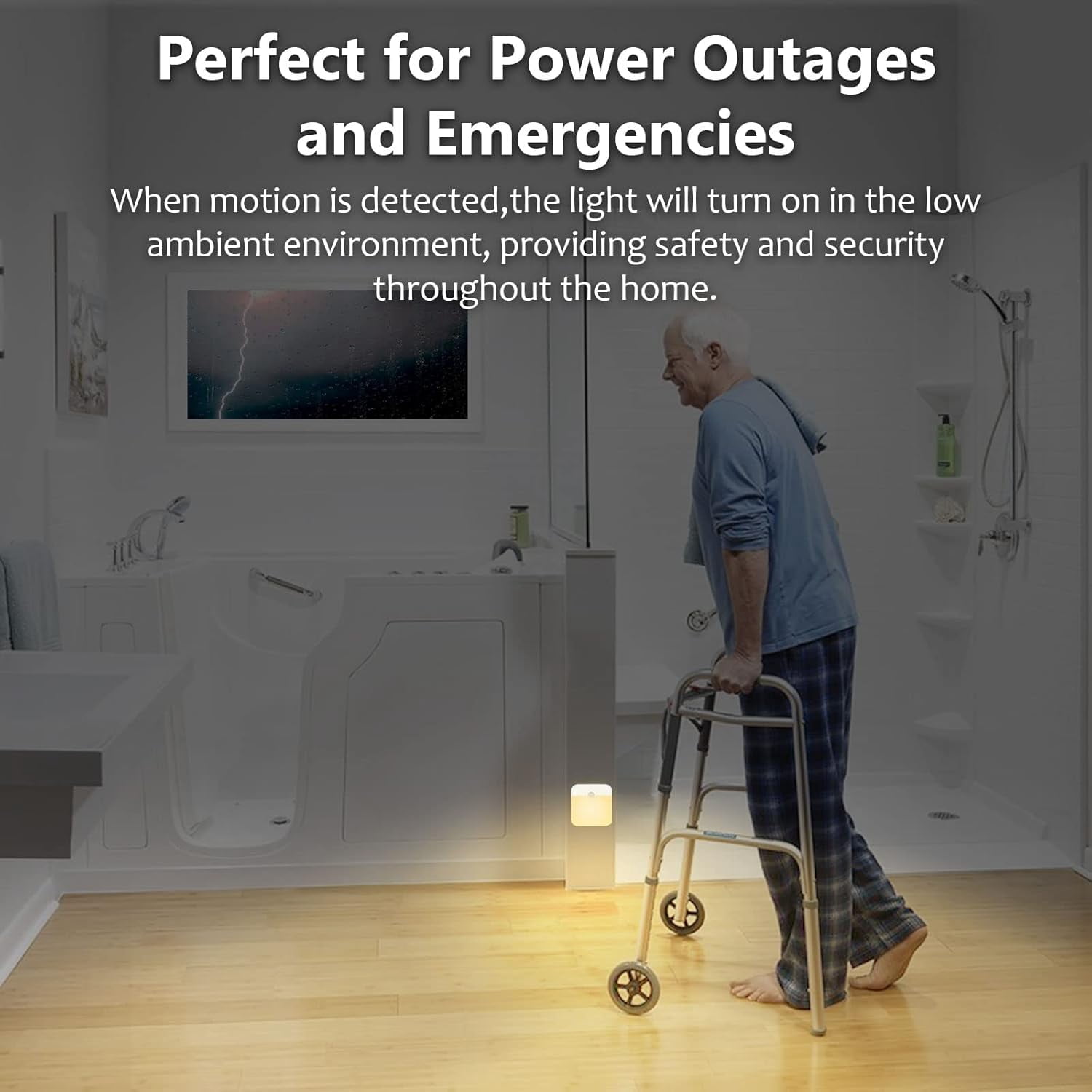 XIHAMA USB Rechargeable Battery Night Light Indoor,Stick-on Motion Sensor Puck Night Lights-No Need Plug Into Wall, Mini Motion Sensor Closet Lights for Stair Hallway Bedroom Toilet Cabinet