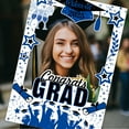 thumbnail image 5 of 2025 Graduation Photo Frame Prop Commencement Party Decor Blue Red Selfie Sign Board Memorable Keepsake Decorations Group Picture Poster Backdrop, 5 of 6