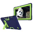 thumbnail image 1 of Mignova pour Vankyo Matrixpad z4/Z4 Pro Étui, Hybride Antichoc Anti-Chute Armure Robuste avec Béquille Intégrée Étui de Protection Complet pour Tablette Vankyo Matrixpad z4/Z4 Pro 10 Pouces (Bleu Marine/vert), 1 of 7