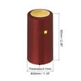 thumbnail image 2 of Uxcell 50 Pack Heat Shrink Wine Bottle Caps, 1.18" Wine Shrink Wrap Sleeves Cap, Burgundy, 2 of 6