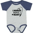 thumbnail image 3 of Inktastic I Hooked Papa's Heart with Fishing Rod Boys or Girls Baby Bodysuit, 3 of 5