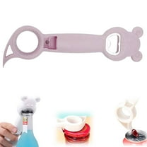 Bottle Opener Clearance! 4 In 1 2025 New Jar Can Cute Bear Bottles Opener 4 In 1 Bottles Opener for Jelly Jars Cans