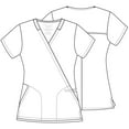 thumbnail image 7 of Cherokee Workwear Professionals Women's Scrubs Top Mock Wrap WW705, 7 of 7