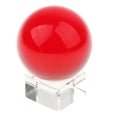 thumbnail image 3 of Yinanstore Boule de Verre Rouge 50mm Décoration Décorative Photographie Sans Support, 3 of 7
