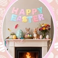 thumbnail image 3 of Spring Felt Happy Easter Banner 3D Pastel Garland Decorations for Mantle Fireplace, 3 of 4