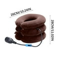 thumbnail image 2 of Wuztai Inflatable Cervical Traction Device, Portable Neck Support with Flannel Cover, Posture Correction Collar, 2 of 2