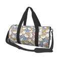 thumbnail image 1 of Fotbe Cute Rabbit Bolsa Deportiva de Lona Plegable con Estampado, Bolsa de Gimnasio con Bolsillo Seco/Húmedo, Bolsa de Viaje Ultraligera de Gran Capacidad, 1 of 6