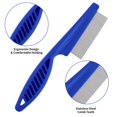 thumbnail image 3 of Peine para el pelo de mascotas Eliminación de manchas de lágrimas, paquete de 2 Peines multifuncionales para el cuidado de mascotas Kit 2 en 1 Peines para perros Masaje de aseo de acero inox, 3 of 5