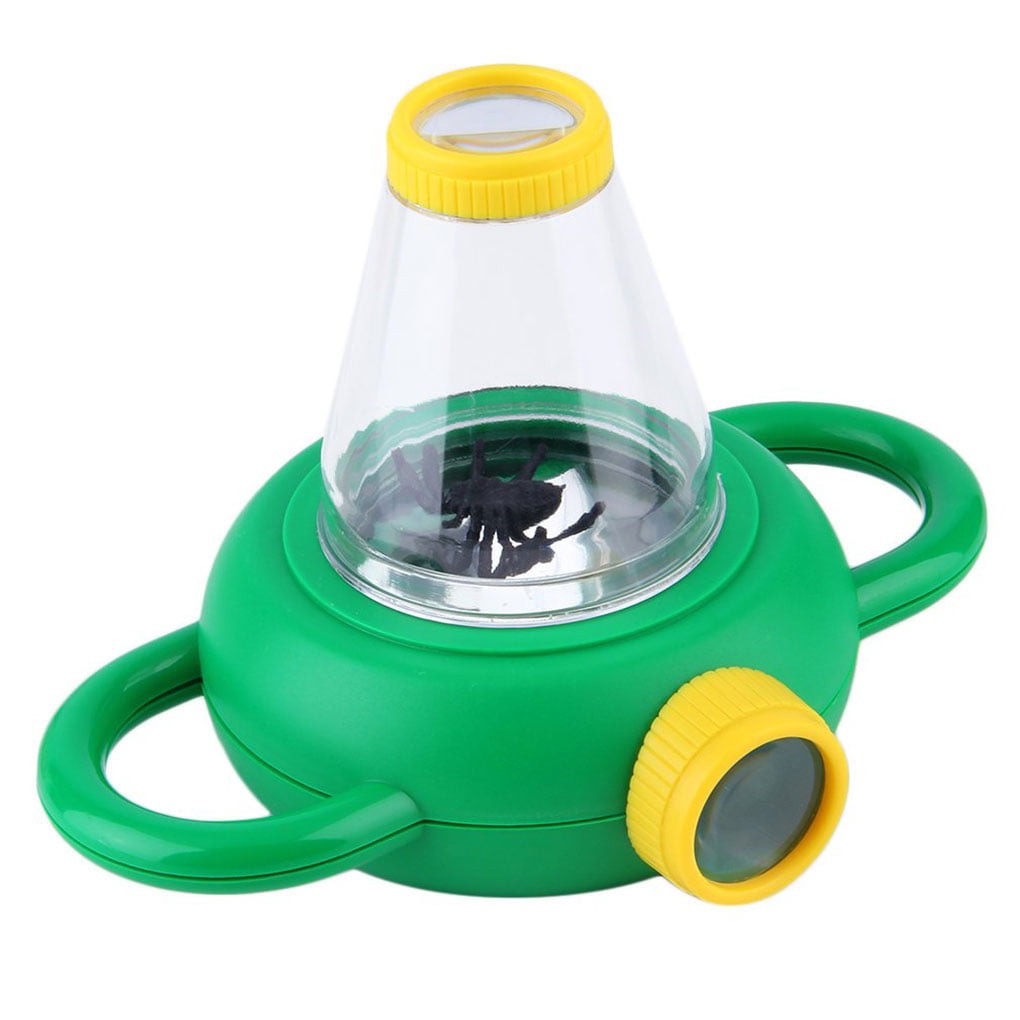 Two Way Bug Insect Observation Viewer Kids Toy Magnifier Magnifying Glass BT 