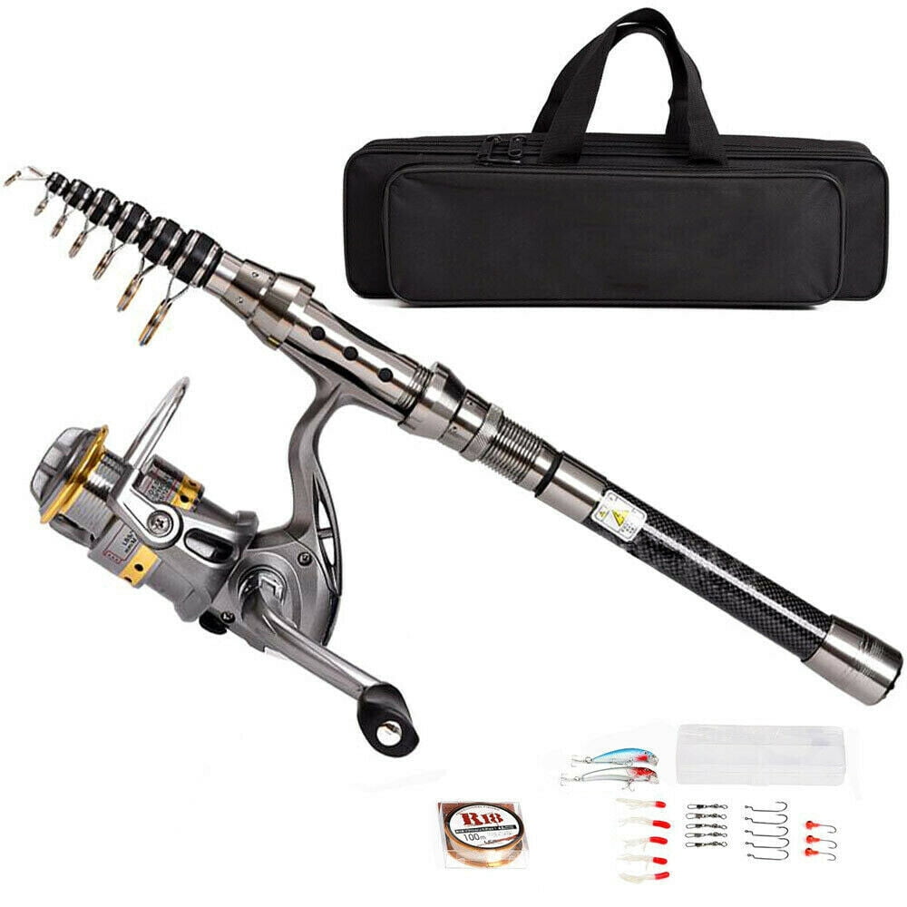 Portable Fishing Rod and Reel Combo Telescopic Fishing Rod Pole