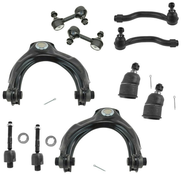 TRQ 10 Piece Kit Tie Rod End Control Arm Ball Joint Sway Bar Link LH RH Set New PSA59736