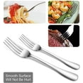 thumbnail image 3 of Cibeat 36-Piece Flatware Set with Steak Knives, Stainless Steel Silverware Set, Kitchen Cutlery Set for 6, Include Steak Knife/Fork/Spoon, Dishwasher Safe, 3 of 7