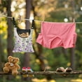 thumbnail image 3 of SEANATIVE Purple Flower Clothes Pin Bag for Outside Clothespin Bag Holder 2 Pack Reusable Clothespin Bag Soft Clothes Pin Hanging Bag Clothespin Bag Ourdoor Decor Accessories, 3 of 7
