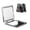 Square, variant on Crow Raven Flowers Full Moon Black Portable Double-Sided Face Mirror Square, Magnifying Compact Pocket Mirror with PU Leather Cover