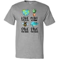 thumbnail image 3 of Inktastic Earth Day Plant a Tree Save the Bees Save the Seas Love Your Mother Earth T-Shirt, 3 of 5
