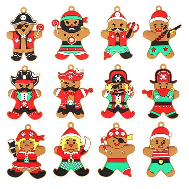 Tree Ornaments Gingerman Doll Figura Colgante Para Llaveros Y Plantas En Maceta sonducket HA043599-01