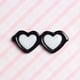 thumbnail image 2 of 20pcs DIY Phone Case Accessories Heart Eyeglasses Phone Case Decor Resin Craft Phone Case Adornment, 2 of 3