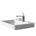 thumbnail image 5 of Kohler  Vox Rectangle Vessel Bathroom Sink with Single Faucet Hole - Biscuit, 5 of 7