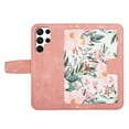 thumbnail image 2 of JiaheCover for Samsung Galaxy S20 FE, Crossbody Multi-Function Wallet Case,Rugged Magnetic Shockproof Flower Pattern Shoulder Strap,Card Holder Stand Full Body Protection Case, pink, 2 of 7