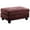 Chocolate, variant on Glory Furniture Malone Microsuede Ottoman in Black