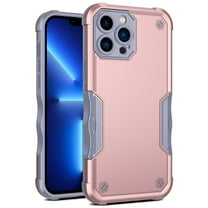 Feishell Compatible with iPhone 14 Pro Max Case, Heavy Duty Shockproof Drop Protective Dustproof Full Body Rugged 3-Layer Military Tough Durable Cover for iPhone 14 Pro Max, Rosegold