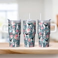 thumbnail image 2 of 20OZ Dog Print Easy Clean Tumbler with Handle Double Wall Vacuum Cup Ideal Dog Lover Gifts Unique Birthday Christmas Presents for Dog Enthusiasts Women Men Durable and Dishwasher Safe, 2 of 6