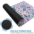 thumbnail image 6 of Long Mouse Pads for Desk,Blue and Pink Pioneer Flower Pattern Desk Mats on Top Of Desks, Desk Mouse Pad Extra Large with 3mm Non-Slip Base and Stitched Edge for Gaming,Office,Work,Home 47.3"x23.6", 6 of 6