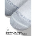 thumbnail image 6 of AMITOFO Diabetic Crew Socks for Men & Women —Bamboo Viscose Non-Binding Seamless Socks with Reinforced Heel & Toe , 3 Pairs,Size 9-11, Multi Color, 6 of 8