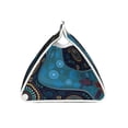 thumbnail image 3 of Lsque Bohemian Turtle Printed Long Tissue Box Cover Holder, Facial Paper Organizer Dispenser,Triangle with Bottom Belt, PVC Leather Decorative Organizer, 3 of 9