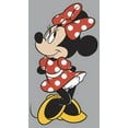 thumbnail image 2 of Men's Mickey & Friends Smiling Minnie Mouse Portrait  Sweatshirt Athletic Heather Large, 2 of 4