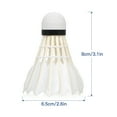 thumbnail image 1 of 3pcs Badminton Shuttlecocks Indoor Outdoor Sports Badminton Balls Windproof Shuttlecock with Great Stability and Durability High Speed, 1 of 7