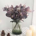 thumbnail image 4 of Artificial Eucalyptus Leaves Stems with Seeds Short Silver Dollar Artificial Flowers for Decoration Greenery Stems Plants for Flower Arrangement Wedding Bouquets Decor, 4 of 8