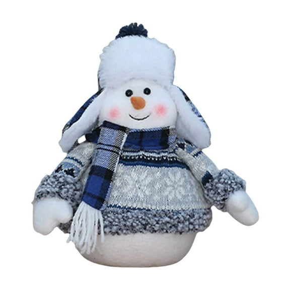 WEGFTDUOP Christmas Decorative Snowman Figure Desktop Ornament For Store Window Display And Small Gifts