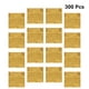 thumbnail image 2 of Papel de envoltura de grado alimenticio de hojalata dorada de 300 piezas Papel de aluminio delicado para dulces de té (estilo de grano de cáscara de naranja dorada), 2 of 5