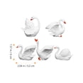 thumbnail image 4 of 5 mini adornos de cisne, bonsái, figuras de animales en miniatura, modelos de cisne para jardín., 4 of 8