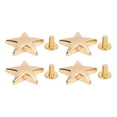 thumbnail image 1 of 10Pcs Metal Rivets, Cute Star Shaped Nailheads Rivets with 7mm PH Screws for Shoes Bags Clothing Decoration, 1 of 7