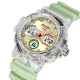 thumbnail image 1 of SKMEI Men's Digital Analog Dual Display Watch with 50M Waterproof, EL Luminous, Stopwatch, Alarm, Date/Week Function - 44.3mm PC Case, Silicone Strap, Stainless Steel Buckle, Electronic Movement &, 1 of 7