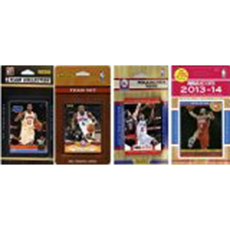 Philadelphia 76ers Logo Wall - NBA Philadelphia 76ers 4 Different Licensed Trading Card Team Sets