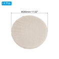 thumbnail image 2 of Uxcell 11" Bar Stool Cover 4 Pack Stool Cushion Cover 11"-14" Chair Light Yellow, 2 of 7