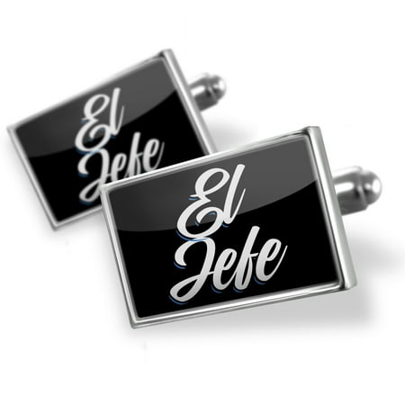 Cufflinks Classic design El Jefe - NEONBLOND