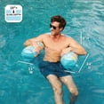 thumbnail image 3 of Big Joe Noodle Sling XL Pool Float, Banana Pop, Doubled-Sided Mesh, Quick Draining Fabric, No Inflation Needed, 3 of 8