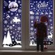 thumbnail image 2 of Pegatinas para ventanas Decoraciones navideñas para ventanas Pegatinas navideñas para ventanas con muñecos de nieve y renos, 2 of 3