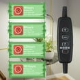 thumbnail image 5 of USTOP Grow Light for Indoor Plants Growing, 6000K Full Spectrum Gooseneck Plant Lamp for Seedings Succulents Small Plants, Auto on/off Timing & 5 Dimming, 5 of 7